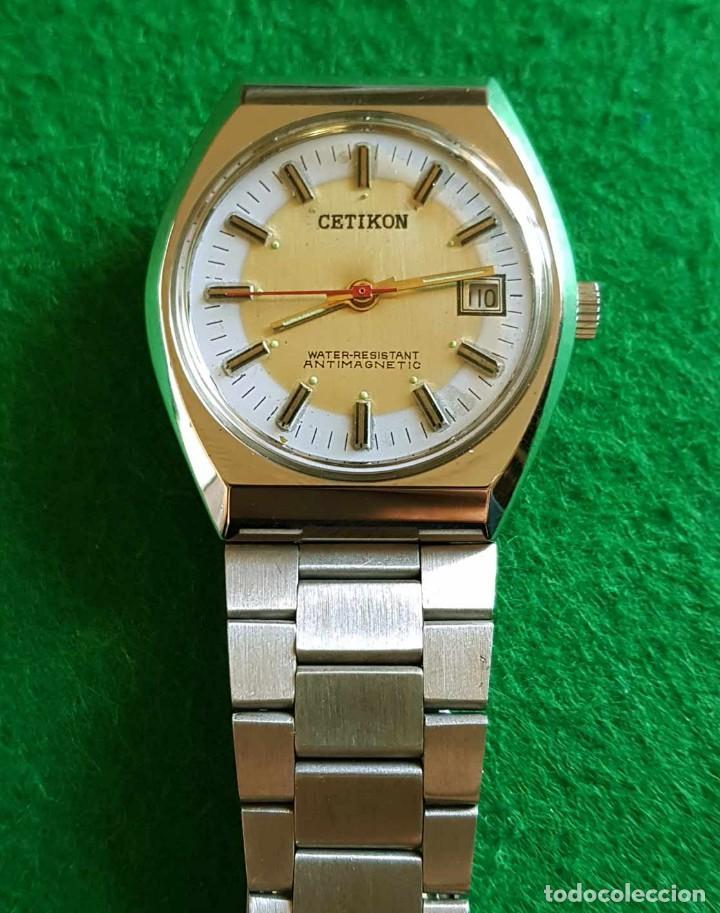 Relojes de pulsera: Reloj CETIKON de cuerda, vintage, C1970, NOS (new old stock) - Foto 5 - 226767315