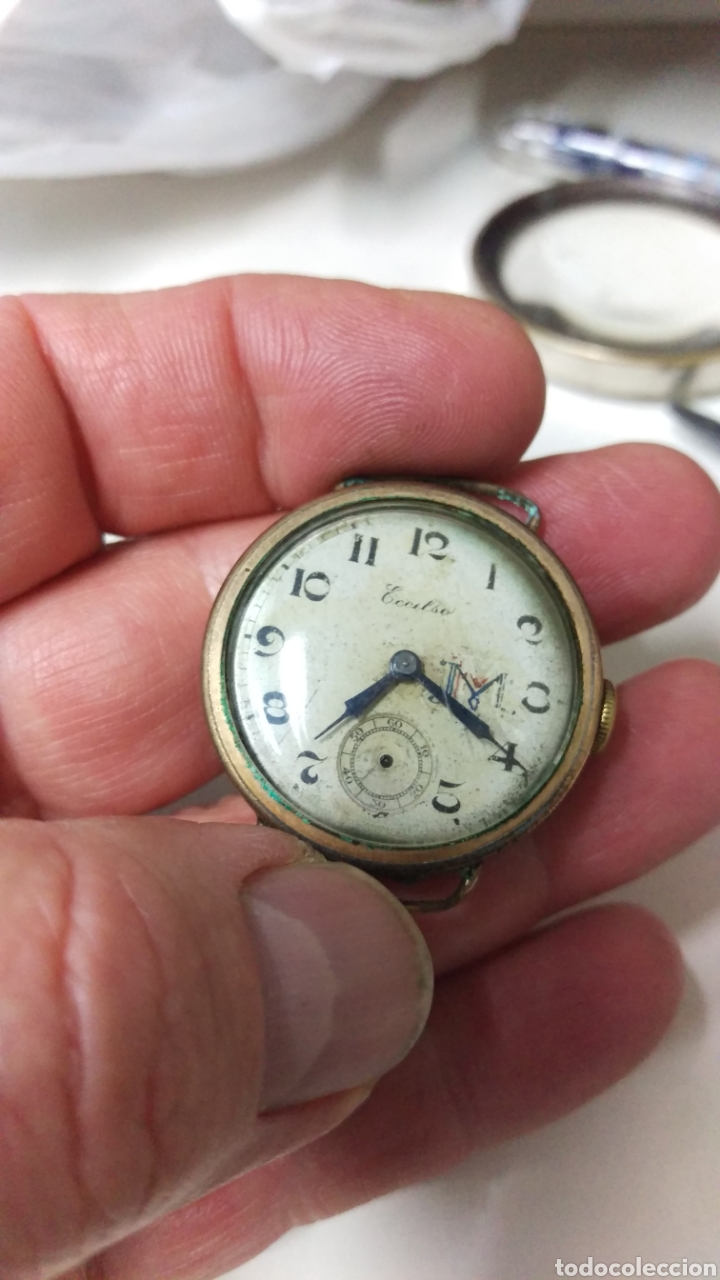 reloj eccelso años 20 pasadores fijo. 32 mm. - Comprar Relojes antiguos de  pulsera carga manual en todocoleccion - 97710663