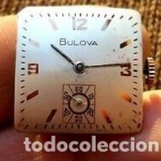 Relojes de pulsera: MUY ANTIGUA MAQUINARIA BULOVA. FUNCIONA PERO SE PARA.. Lote 233680985
