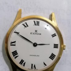 Relojes de pulsera: RELOJ DE PULSERA, MARCA EDOX, CAJA GOLDFILLED G 10, FUNCIONA