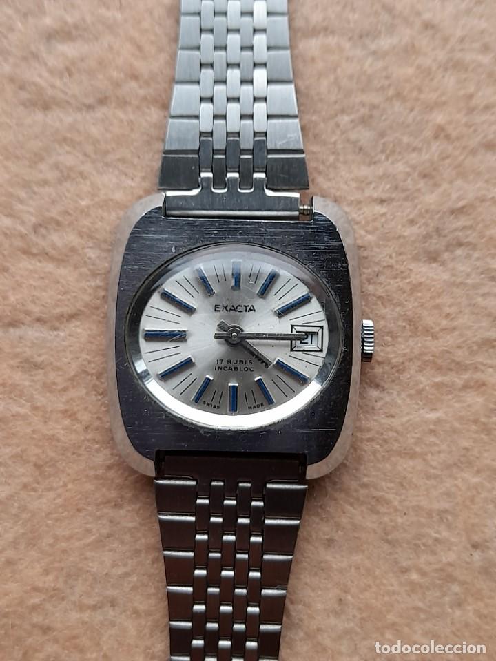 Relojes de pulsera: Reloj marca Exacta. Cl&aacute;sico de dama. Funcionando - Foto 1
