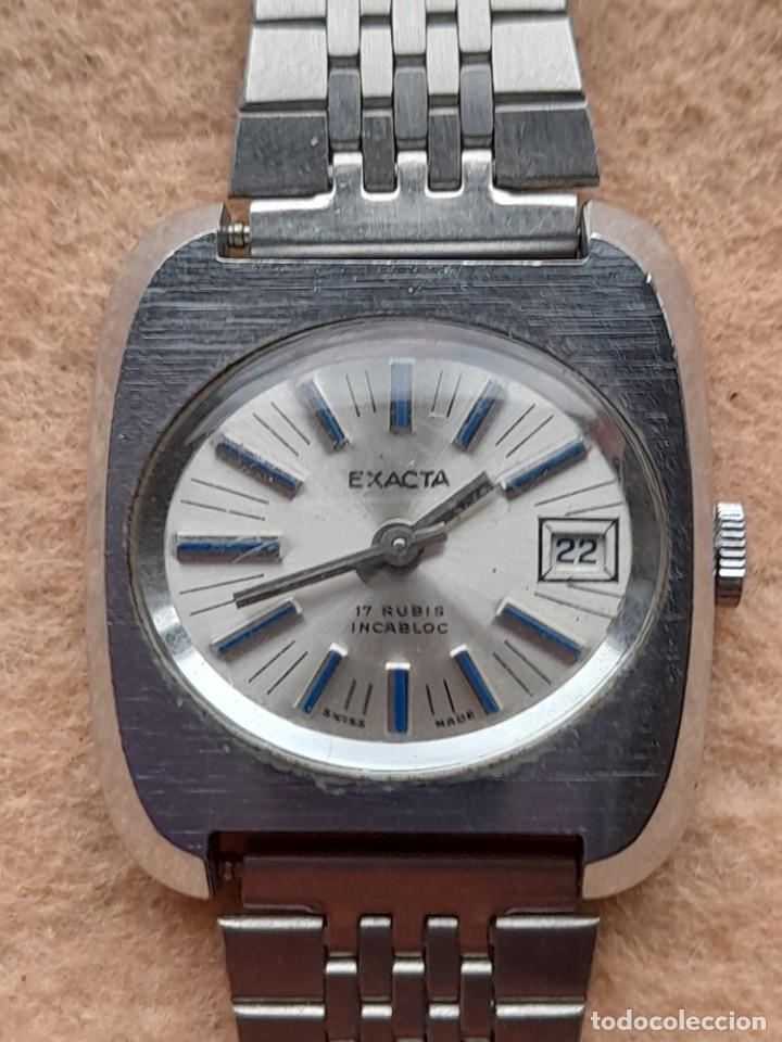 Relojes de pulsera: Reloj marca Exacta. Cl&aacute;sico de dama. Funcionando - Foto 9
