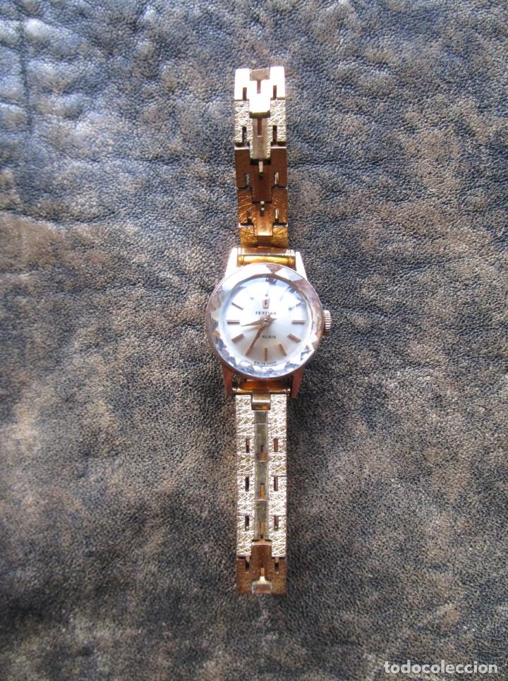 antiguo reloj mujer festina chapado en oro 17 r - Compra venta en  todocoleccion
