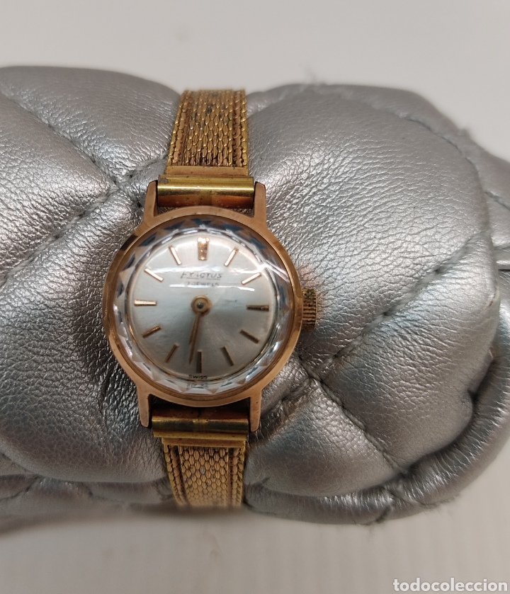 Relojes de pulsera: Reloj EXACTUS mujer chapado - Foto 1