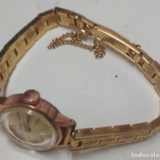 Relojes de pulsera: RELOJ SEÑORA / CHICA DUWARD CON CADENA DORADA. AÑOS 60. Lote 332256013