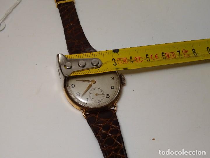 Relojes de pulsera: ANTIGUO RELOJ DE PULSERA DE ORO 18KL.CARGA MANUAL MARCA ANCRE 15 RUBIS PRECISA REPASO - Foto 6 - 278878933
