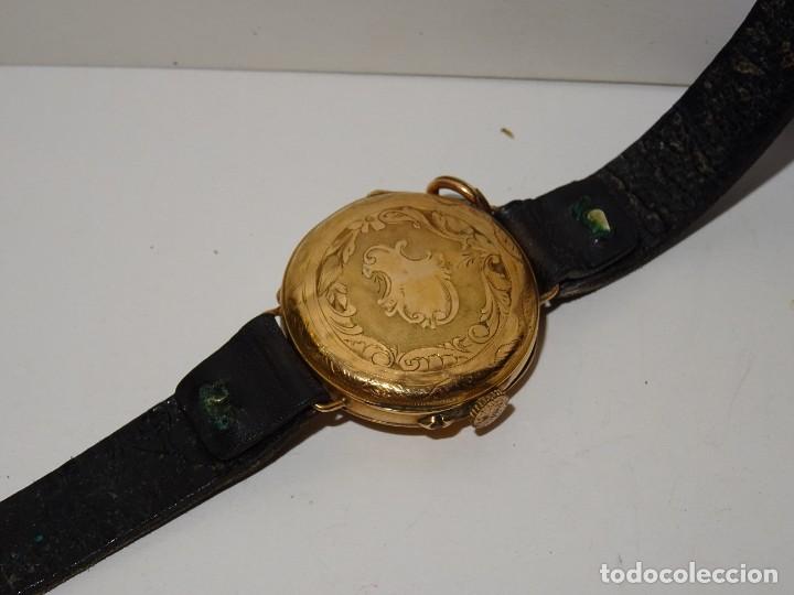 Relojes de pulsera: RELOJ DE SEÑORA DE ORO,ANTIGUO DE COLGAR TRANSFORMADO A PULSERA AÑOS 50 ESTADO DE MARCHA - Foto 4 - 278880763