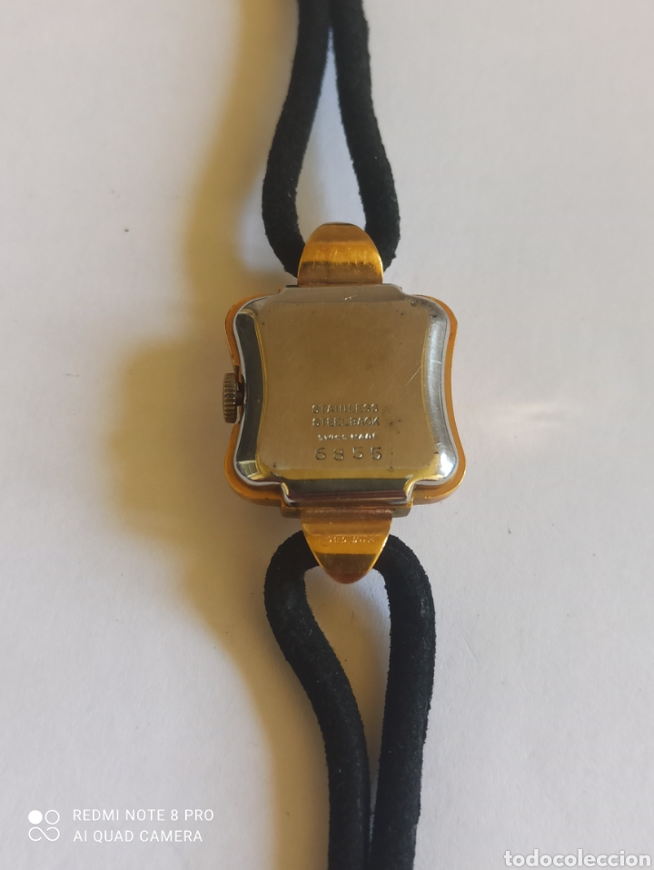 Relojes de pulsera: Reloj mujer Dogma prima cuerda manual placado con oró 18k vintage - Foto 4 - 280898958