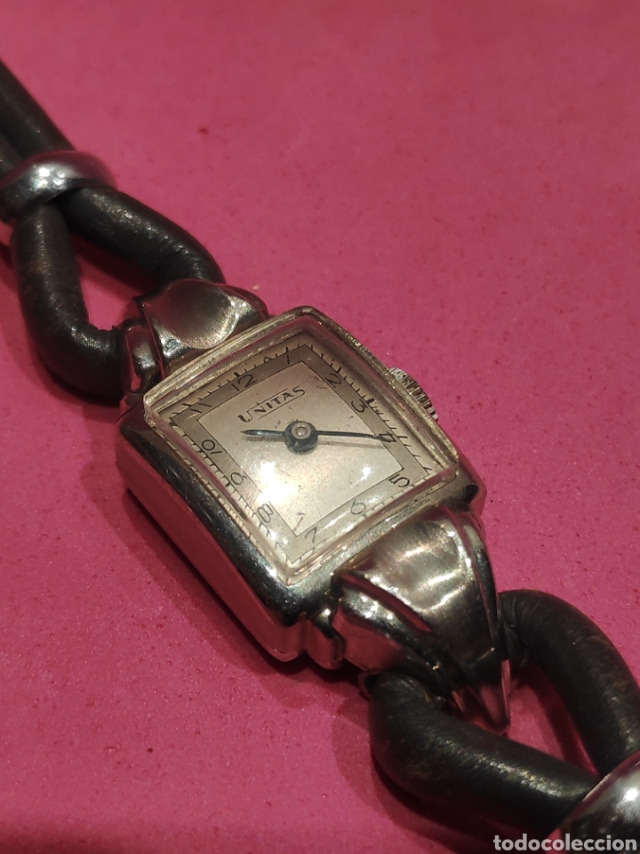 Relojes de pulsera: Reloj de Dama Unitas art dec&oacute; funcionando - Foto 4