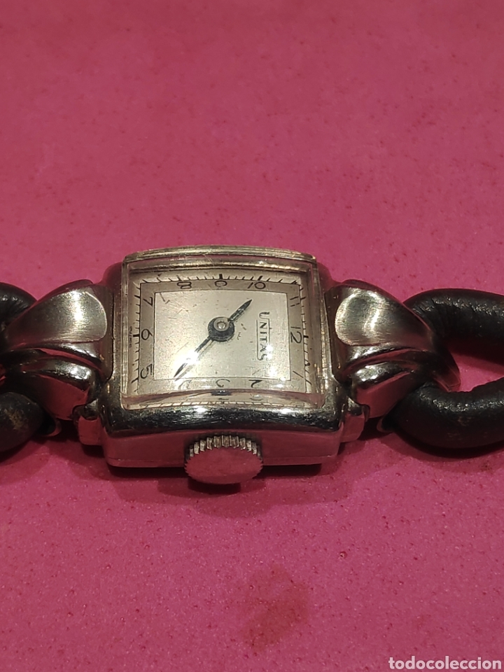Relojes de pulsera: Reloj de Dama Unitas art dec&oacute; funcionando - Foto 5