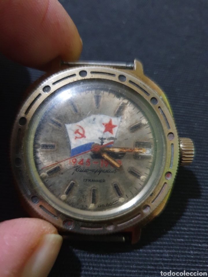 ANTIGUO RELOJ CARGA MANUAL VOSTOK KOMANDIRSKIE RUSIA (Relojes - Pulsera Carga Manual)