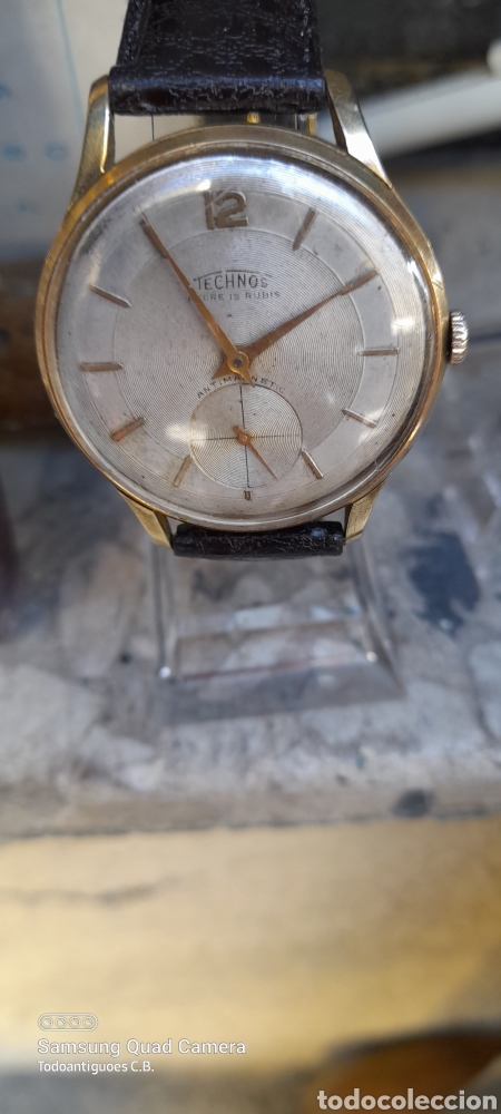 Relojes de pulsera: RELOJ DE PULSERA TECHNOS 15 RUBIS, FUNCIONA REF-9086 - Foto 1