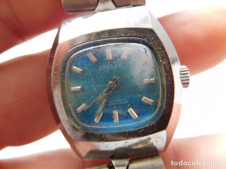 Relojes de pulsera: Reloj de carga manual de la marca Simass - Foto 3