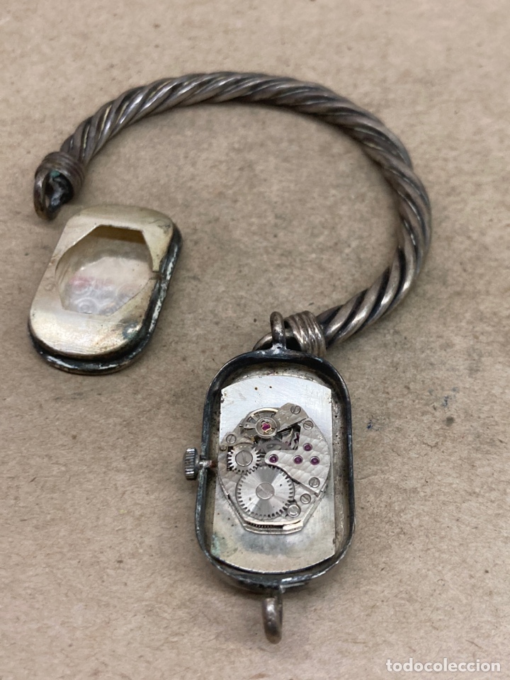 Relojes de pulsera: Reloj Ieri carga manual de plata - Foto 2