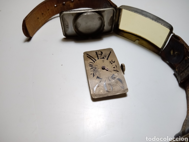Relojes de pulsera: Antiguo reloj de pulsera, sin marca - Foto 7