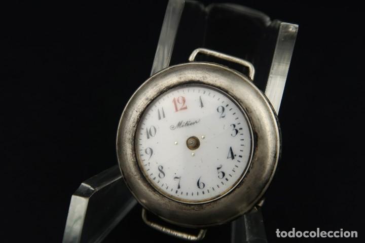 Relojes de pulsera: Antiguo Reloj de Pulsera de Plata - Foto 3