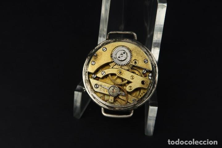 Relojes de pulsera: Antiguo Reloj de Pulsera de Plata - Foto 4
