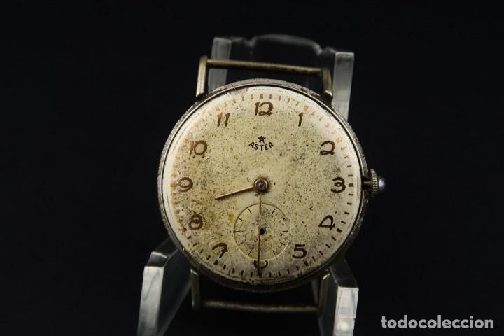 Relojes de pulsera: Antiguo Reloj de Pulsera Aster - Foto 1