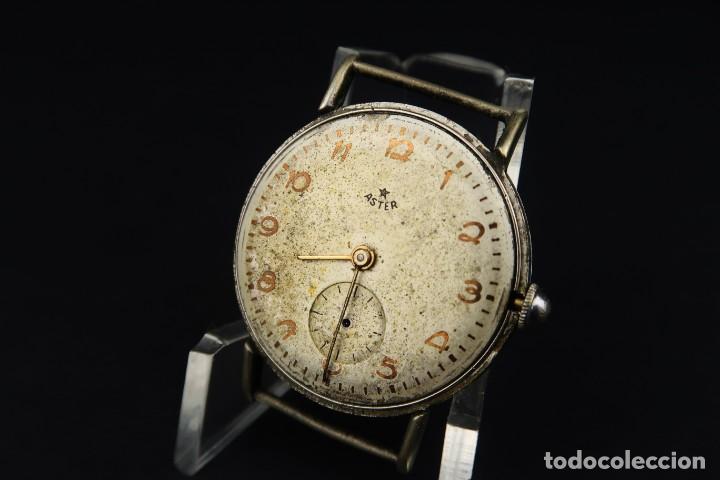 Relojes de pulsera: Antiguo Reloj de Pulsera Aster - Foto 3