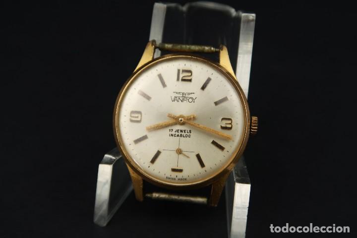 Relojes de pulsera: Antiguo Reloj de Pulsera Vanroy - Foto 1