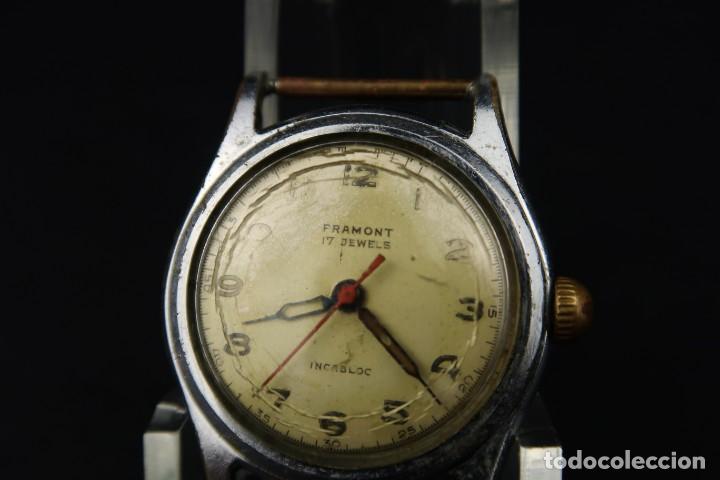 Relojes de pulsera: Antiguo Reloj de Pulsera Framont - Foto 3