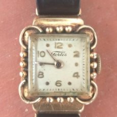 Relojes de pulsera: ANTIGUO RELOJ FORTIS SEÑORA - ORO - SWISS MADE - FUNCIONANDO. Lote 331776488