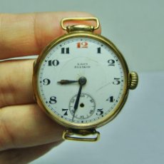 Relojes de pulsera: RELOJ DE PULSERA. CARGA MANUAL. ORO 18 K. L & CO ELLISON. FUNCIONA.