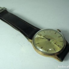 Relojes de pulsera: RELOJ DE PULSERA. CARGA MANUAL. JUPEX. SUIZO. AÑOS 60. PLAQUÉ DE ORO. 17 JEWELS. CORREA DE PIEL.