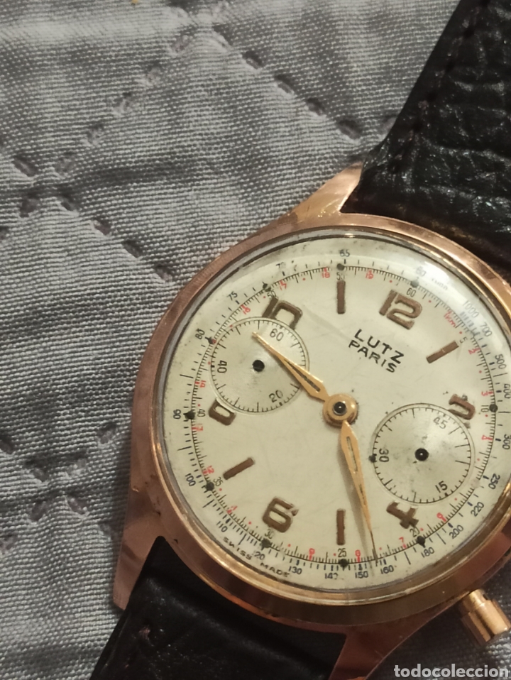 Relojes de pulsera: Reloj Lutz Paris chronograph - Foto 8