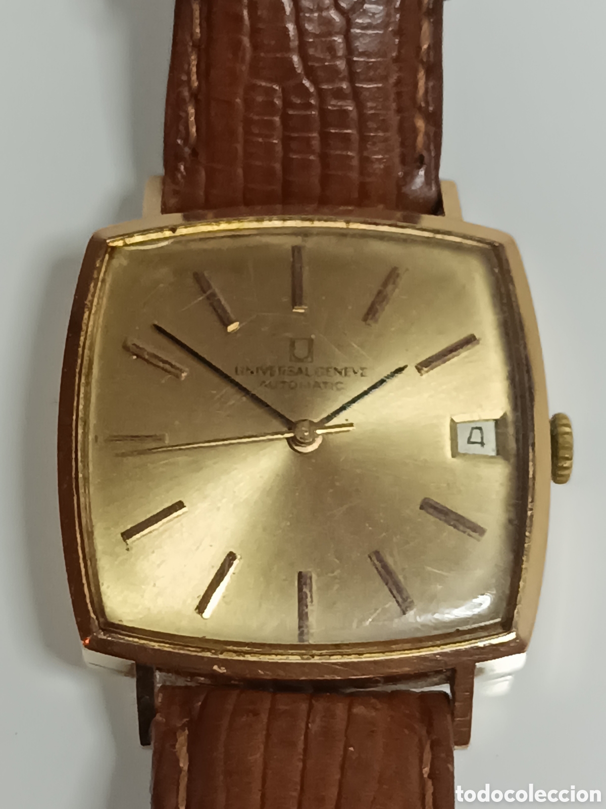 Relojes de pulsera: Reloj de Oro Universal Geneve funcionando - Foto 2