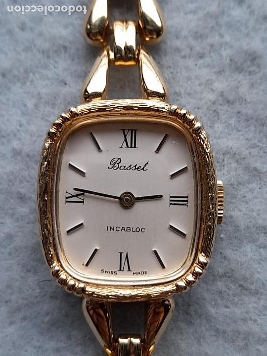 Relojes de pulsera: Reloj marca Bassel. Cl&aacute;sico de dama. Funcionando - Foto 5