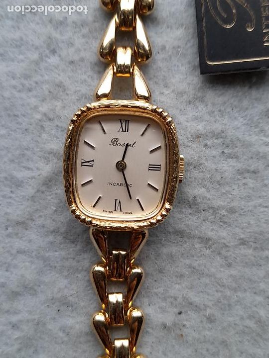 Relojes de pulsera: Reloj marca Bassel. Cl&aacute;sico de dama. Funcionando - Foto 1