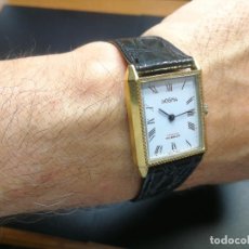 Relojes de pulsera: MAGNIFICO RELOX DOGMA DIPLOMATIC DE 1975, CHAPADO EN ORO, ETA 2512-1 (VEAN EL VÍDEO)