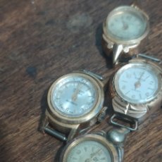 Relojes de pulsera: CUATRO RELOJES DE MUJER ANTIGUOS DE CUERDA PARA REVISAR