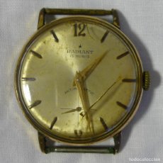 Relojes de pulsera: RELOJ DE PULSERA A CUERDA RADIANT BAÑO ORO FUNCIONANDO. Lote 383760809