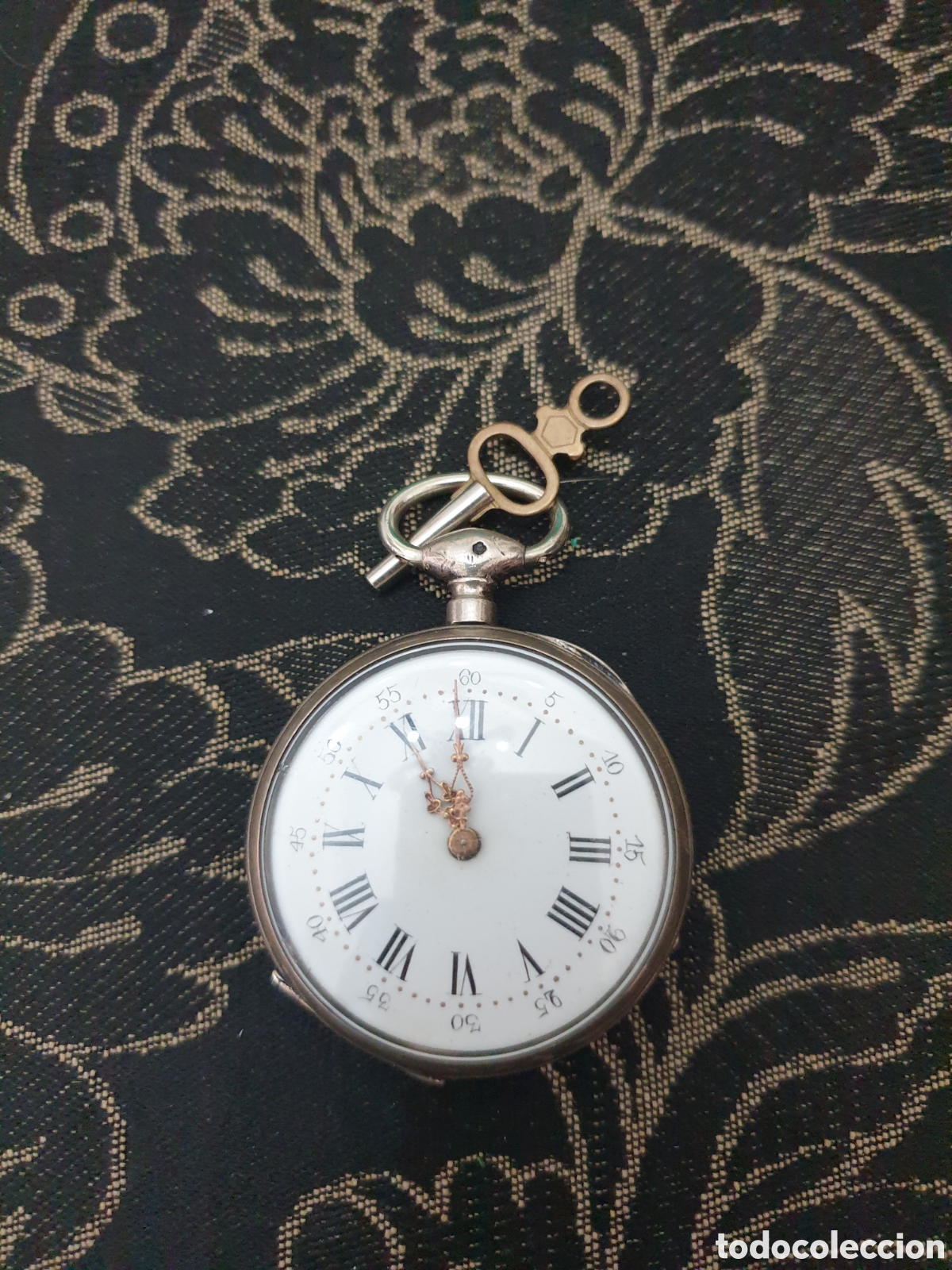 Relojes de pulsera: Reloj de plata muy antiguo funcionando - Foto 2