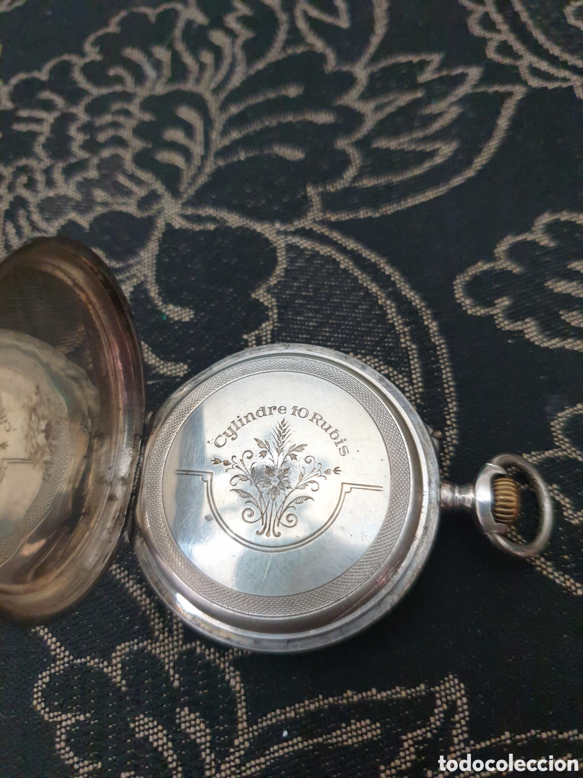 Relojes de pulsera: Reloj de plata antiguo funcionando - Foto 1