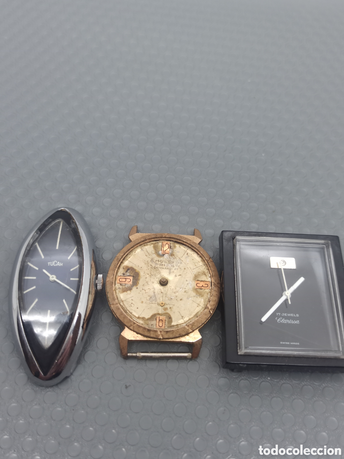 Relojes de pulsera: Lotes de 3 relojes mec&aacute;nicos uno funciona - Foto 1