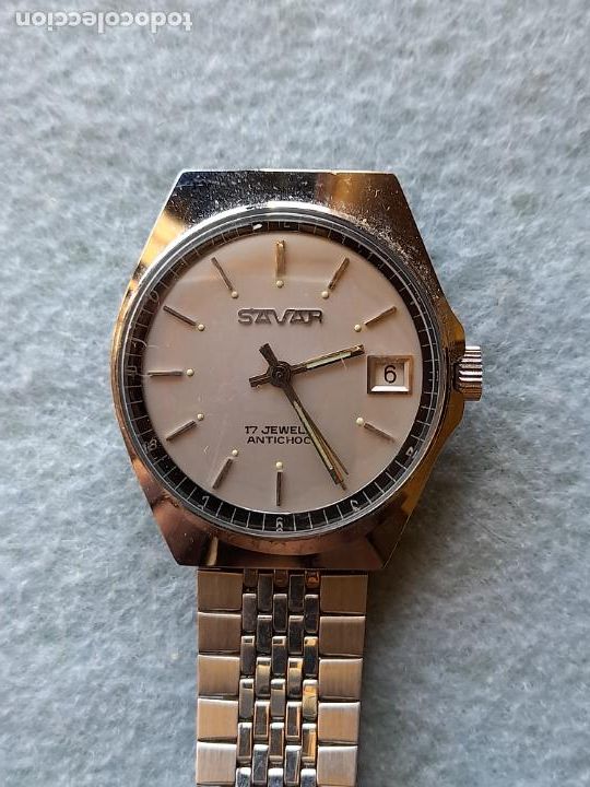 Relojes de pulsera: Reloj Marca Savar. Cl&aacute;sico de dama. Funcionando. - Foto 3