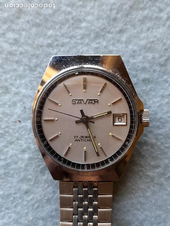 Relojes de pulsera: Reloj Marca Savar. Cl&aacute;sico de dama. Funcionando. - Foto 10