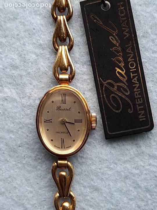 Relojes de pulsera: Reloj marca Bassel. Cl&aacute;sico de dama. Funcionando - Foto 1
