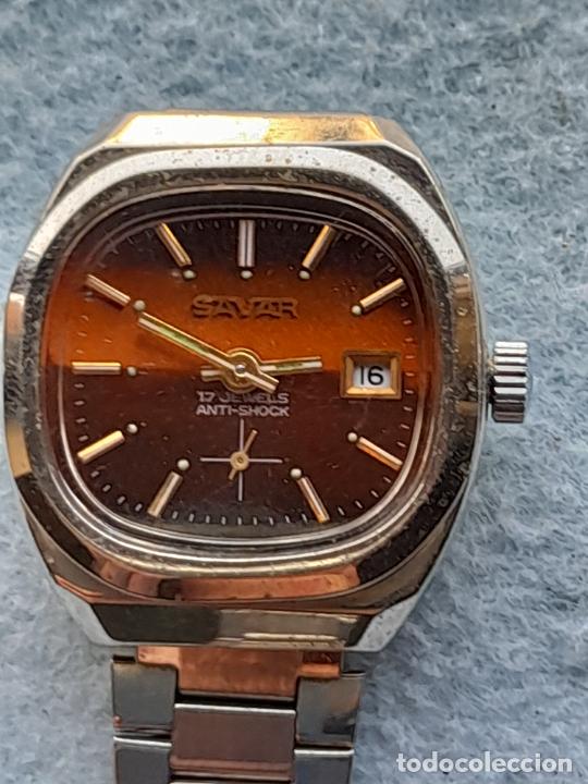 Relojes de pulsera: Reloj Marca Savar. Cl&aacute;sico de dama. Funcionando - Foto 5