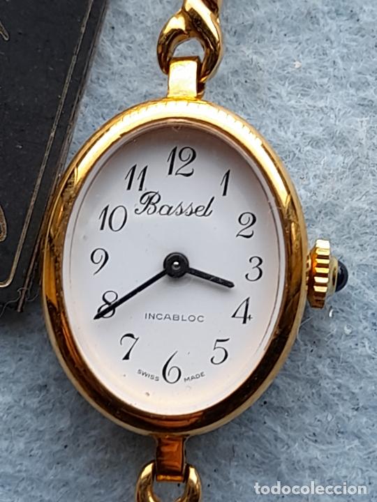Relojes de pulsera: Reloj marca Bassel. Cl&aacute;sico de dama. Funcionando - Foto 3