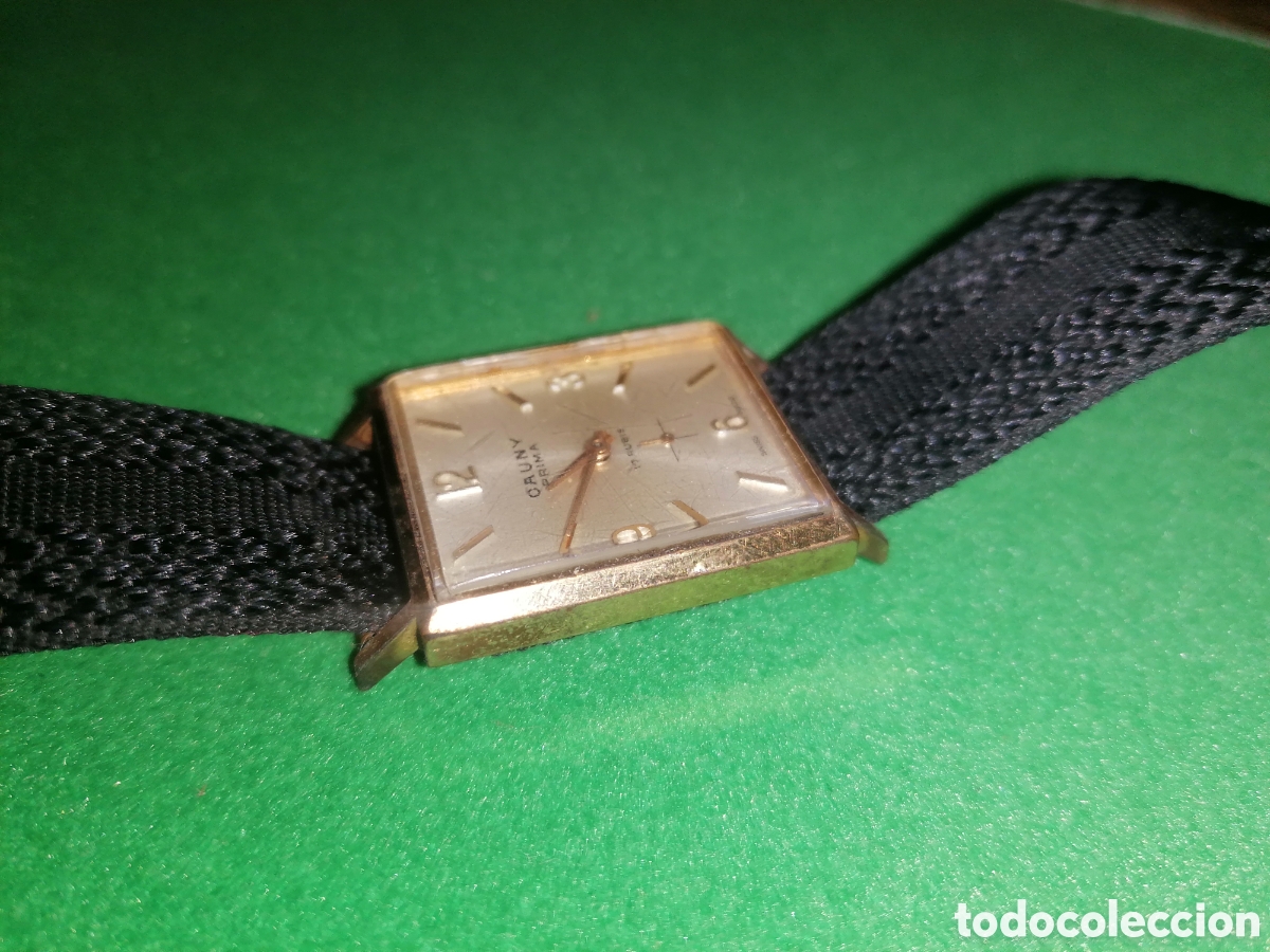 Relojes de pulsera: Antiguo reloj CAUNY PRIMA - Foto 3