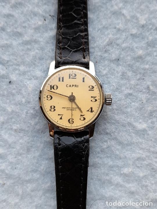 Relojes de pulsera: Reloj marca Capri. Cl&aacute;sico de dama. - Foto 1