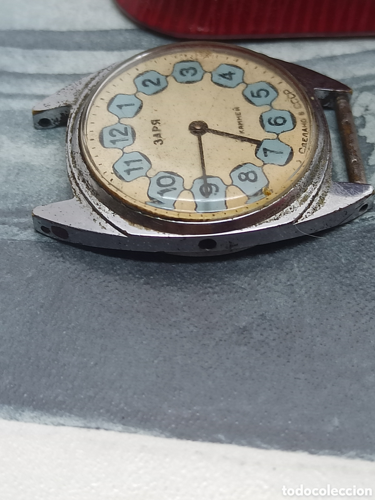 Relojes de pulsera: Reloj Sovi&eacute;tico cuerda manual no funciona - Foto 3