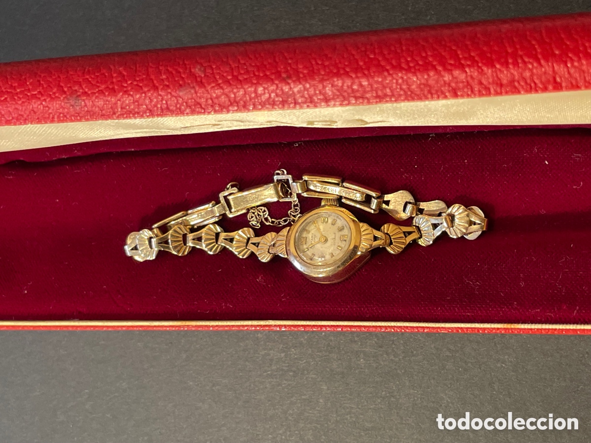 magnífico reloj lotus de oro 18k, 750, mujer - Compra venta en todocoleccion