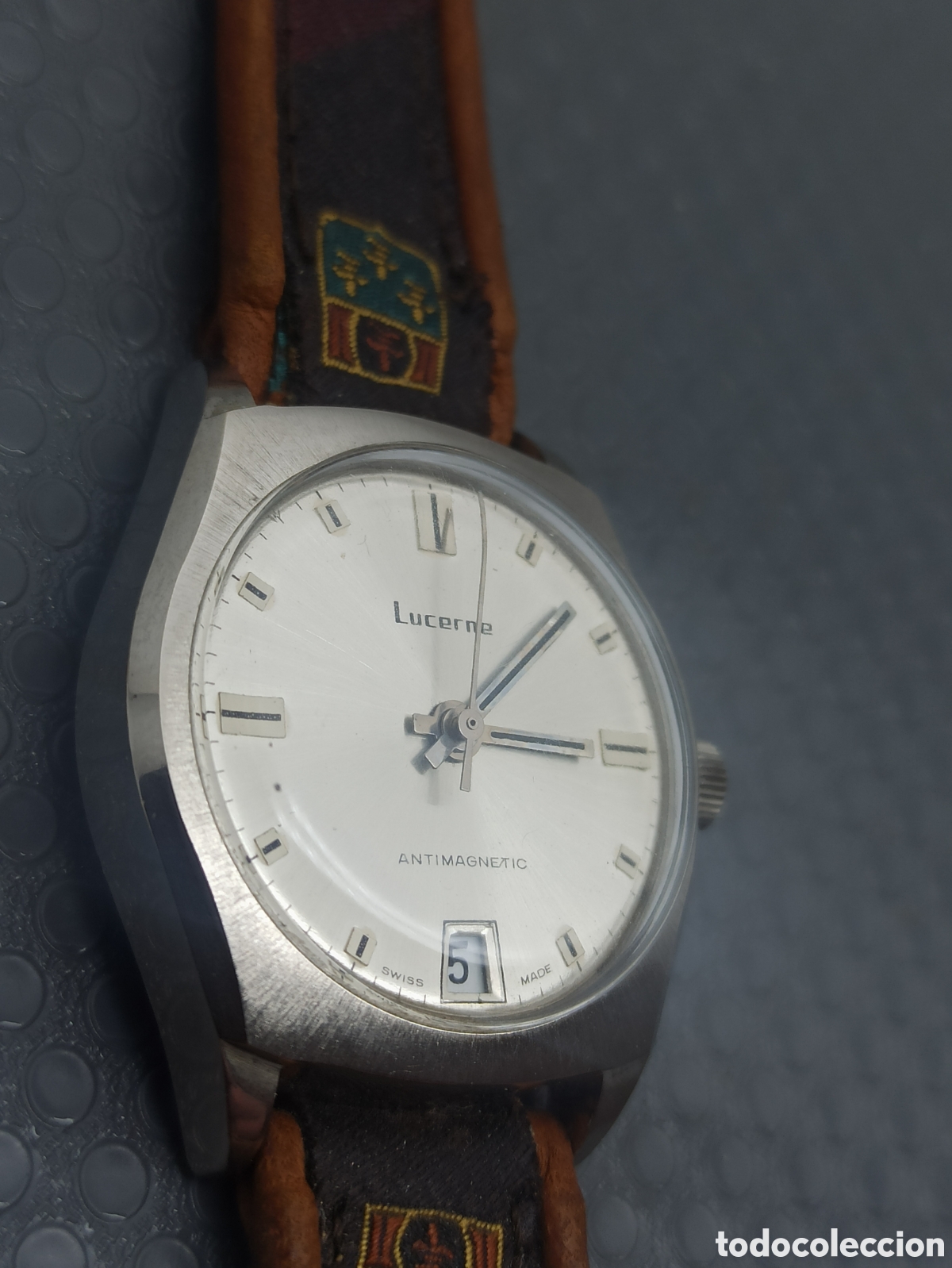 Relojes de pulsera: Reloj hombre lucerne antimagnetic Funciona - Foto 10