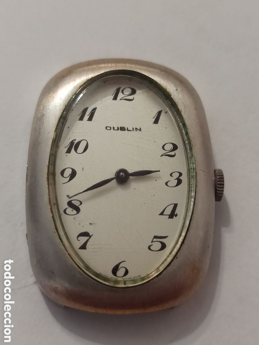 Relojes de pulsera: Reloj Dubl&iacute;n cuerda manual funciona - Foto 1