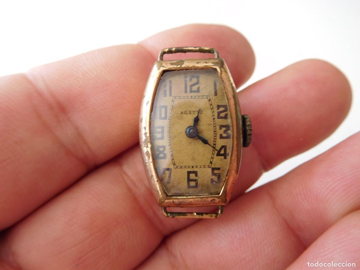 Relojes de pulsera: Reloj antiguo Ailette - Foto 1